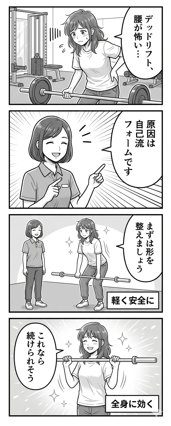 デッドリフト-4コマ漫画