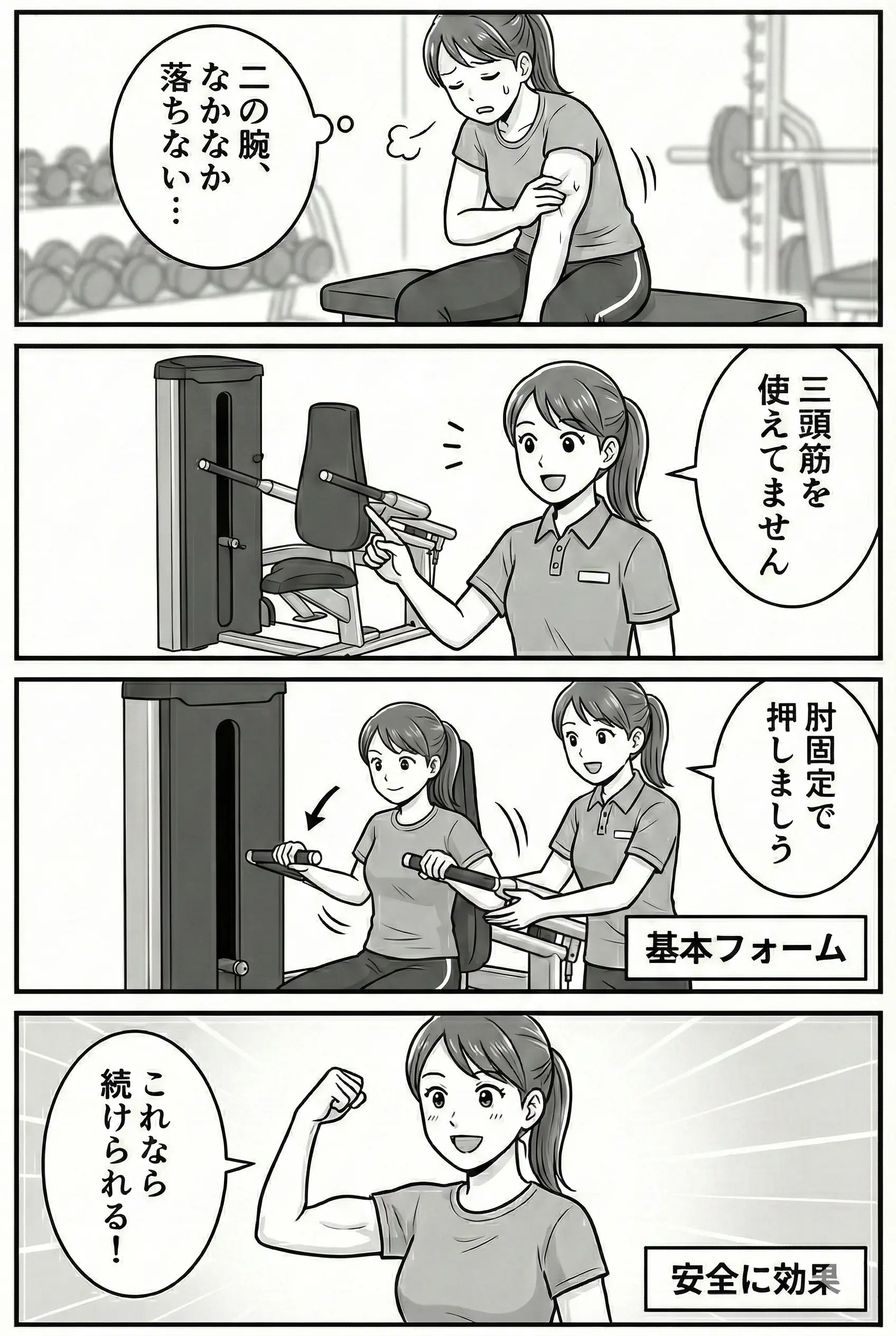 トライセップ4コマ