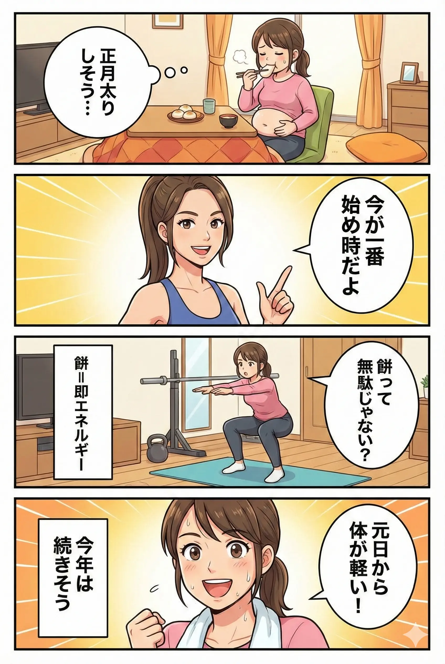 餅は重要なエネルギー源になる